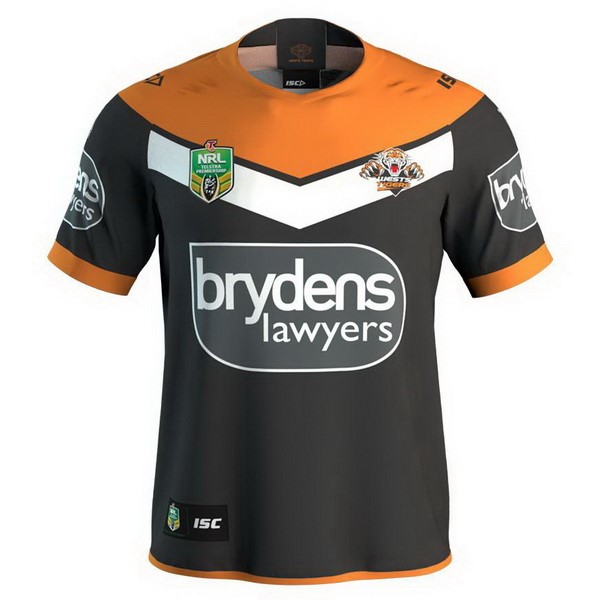 Maillot Rugby Wests Tigers Domicile 2018 Noir